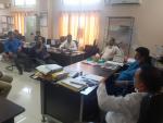 Animal Husbandry & Veterinary Officers at Covid-19 Control Room duty at Officer Training Institute Building, Farm gate, Guwahati