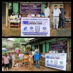 FREE HEALTH CHECKUP CAMP and CAMPUS ARV DRIVE on 4th October, 2024 on the occasion of WORLD ANIMAL DAY 2024, at AEC Jalukbari