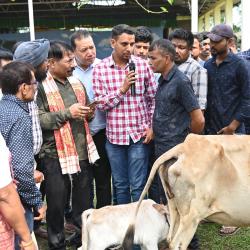 Today on First November, 2024, the Honourable Veterinary Minister Srijt Atul Bora has inaugurated the 21st Livestock Census 2024
