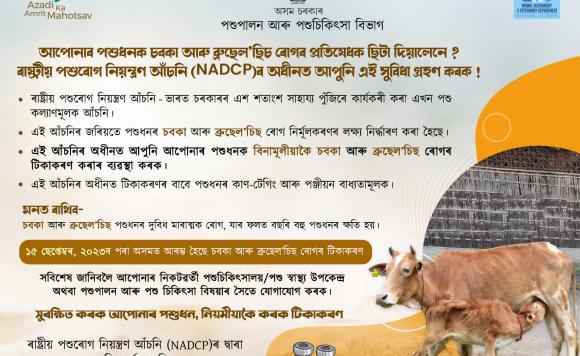 National Animal Disease Control Program (NADCP) of the Government of India has set targets for eradication of FMD & Brucellosis