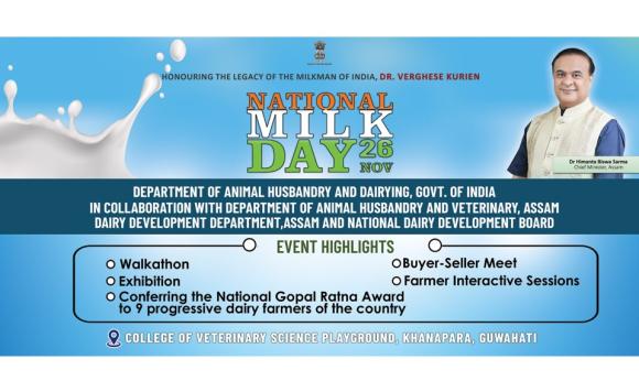 Honouring the legacy of the Milkman of India, National Milk Day is celebrated in India on 26th November
